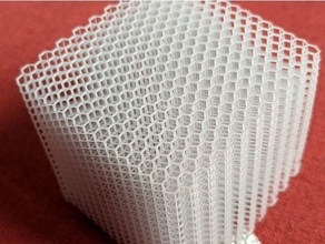 hexagonal lattice 3d print model - Mito3D