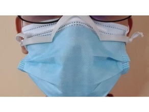 máscara niebla bloqueador coronavirus cara covid 19 covidmask personalizable mascarilla Moda accesorios lentes quirúrgico 3d print model - Mito3D
