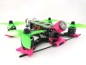 Armattan gecko partes caddx vista dji zangão drones filaflex flexível fpv fpv250 estilo livre corredor miniquad multirotor prusa i3 3d print model - Mito3D