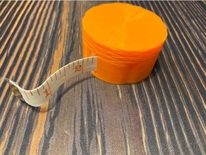 soft fabric sewing tape measure case body 3d print model - Mito3D