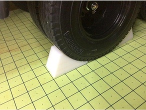 1 14 scale wheel chock carson rc car truck tamiya trucks 3d print model - Mito3D