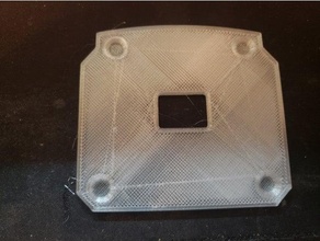 yaesu ft-3dr slip docking base plate ft3dr yeast vial 3d print model - Mito3D