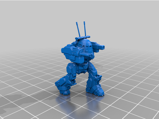 urbie pack custom battlemech model 3D print model - Mito3D