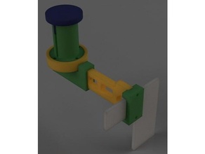 graber acryllic frame legacy spool holder 3d print model - Mito3D