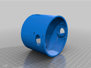 PVC tambor agitador Porto frete dual Rocha copo remixar cartucho recarregando morre Ferramentas rotativo 3d print model - Mito3D