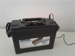 hft munizioni scatola 18650 batteria pacco 3d print model - Mito3D