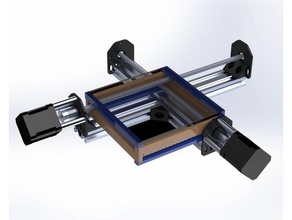 xy table - leadscrew design 3d print model - Mito3D
