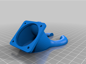 chirone arrotondato fan anycubic raffreddamento 3d print model - Mito3D