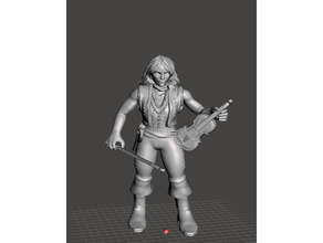 rosie cusswell female halfling pirate 3d print model - Mito3D