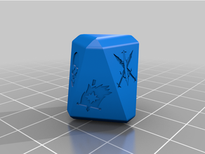 personalizadas dados jogos campos sangue ataque defesa morrer miniatura acessórios 3d print model - Mito3D
