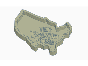 america shaped ashtray 2020 dumpster smoke twilight zone 3d print model - Mito3D