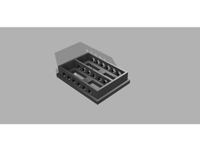 dual battery tray box lipo nihm stick 2s 6v 74v rc bump 3d print model - Mito3D