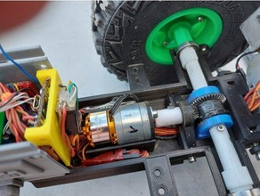 openrc Traktor bürstenlos Motor Crawler Reifen 3d print model - Mito3D