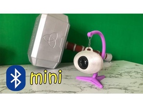 mini pendaison orateur 3dtb bleu Bluetooth parleurs parleur bluetooth supporter tb3d 3d print model - Mito3D