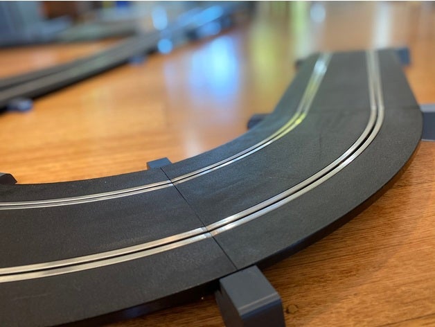 scalextric track supports hill banked slotcar 3D print model - Mito3D