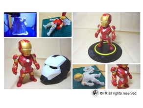 ironman mk43 43 anycubic i3 mega avengers iron man marvel solidworks toys 3d print model - Mito3D