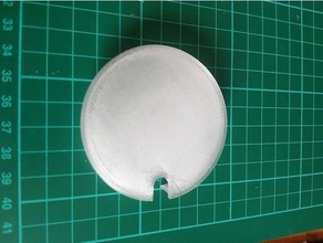 furniture hole cover plate 3d print model - Mito3D