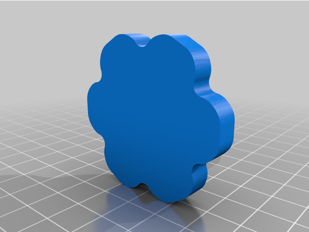 elegoo mars slim build plate knob 3D print model - Mito3D