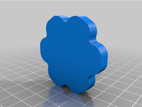 elegoo mars slim build plate knob 3d print model - Mito3D