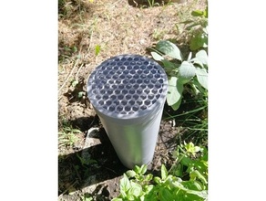 gusano torre gorra compost compostador tubo cloruro polivinilo gusanos 3d print model - Mito3D