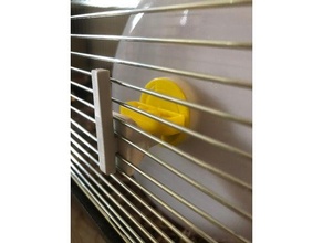 silent spinner mount hamster kaytee 3d print model - Mito3D