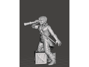 giffer tibbs femelle gnome pirate éclaireur 3d print model - Mito3D