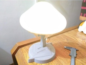 metroid desk lamp prime nintendo super 3d print model - Mito3D
