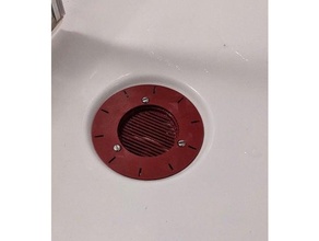 shower drain strainer badezimmer bathroom sink dusche hair sieb 3d print model - Mito3D