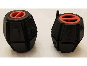 updated ghostbusters proton grenade - electronics gbfans real 3d print model - Mito3D