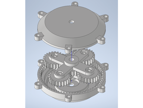 planetary gearbox 14 41 gears gear ratio 3d print model - Mito3D
