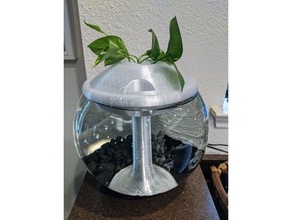 aquaponic fish bowl airlift pump aquaponics 3d print model - Mito3D