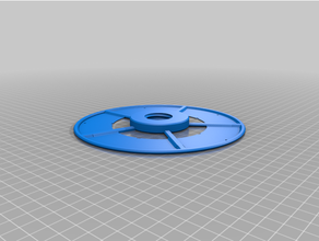 amostra filamento adaptador universal auto rewind carretel suporte mini 3d print model - Mito3D