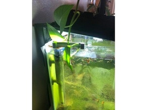 pothos holder aquarium fish tank aquaponics hydroponics plant 3d print model - Mito3D