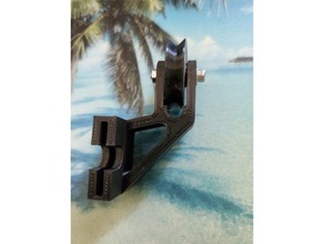 filament roller guide bracket 3d print model - Mito3D