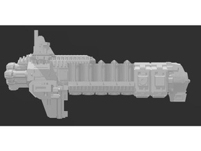 goliath class fábrica navio frota batalha gótico Vampiro comerciante 3d print model - Mito3D