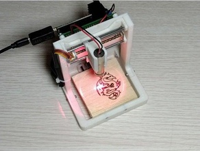 compatto mini cnc laser 3d print model - Mito3D