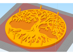 yggdrasil chave suporte 3d print model - Mito3D
