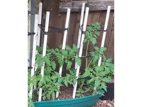diy tomato cage frame garden gardening tomatoes 3d print model - Mito3D