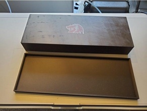 travel storage case bluetooth keyboard draconic fusion 360 k530rgb redragon 3d print model - Mito3D