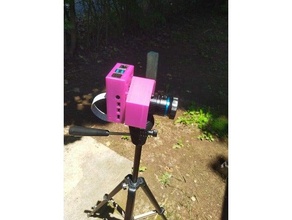 raspberry pi hq camera mount case cam raspbery 3d print model - Mito3D