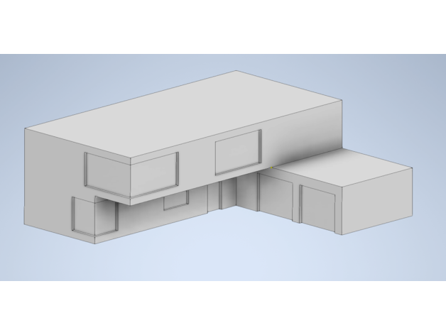 moderno envase casa arcos arquitectura frio zumbido divertido hc sr04 3D print model - Mito3D