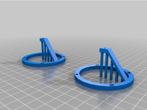 chilton's tiny suspended table tensegrity 3d print model - Mito3D