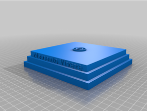 litofano base giratoria 3d print model - Mito3D