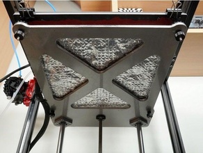 zaffiro pro personalizzato acciaio letto piatto livellamento alberi 3d print model - Mito3D