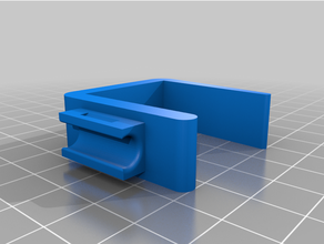escritorio cable soporte 3d print model - Mito3D