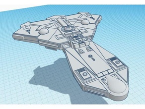 Mandrotti pirate navire mk iv armes sci science fiction scifi espace pirates vaisseau spatial 3d print model - Mito3D