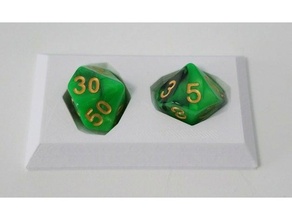 d100 tray dice magic gathering 3d print model - Mito3D