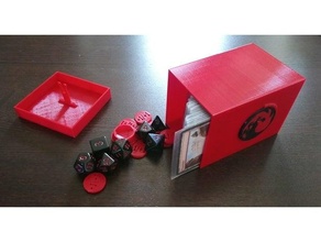 magic deck box gathering 3d print model - Mito3D