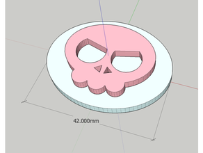 skullmark skull 3d print model - Mito3D