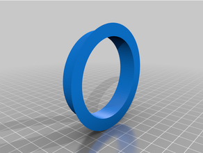 céntrico anillo vw bora centrado 3d print model - Mito3D